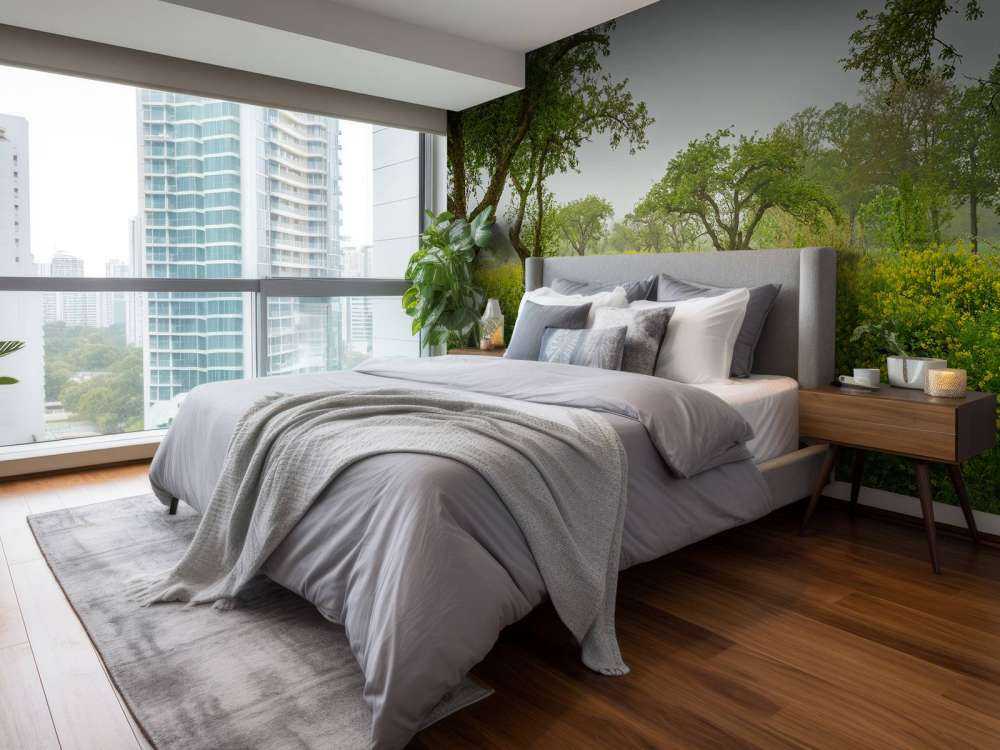 Sti gennem bakker med gule blomster