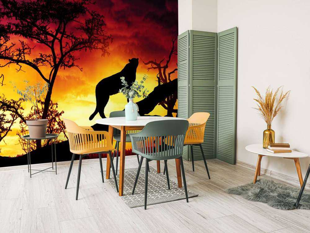 Geparden på et træ