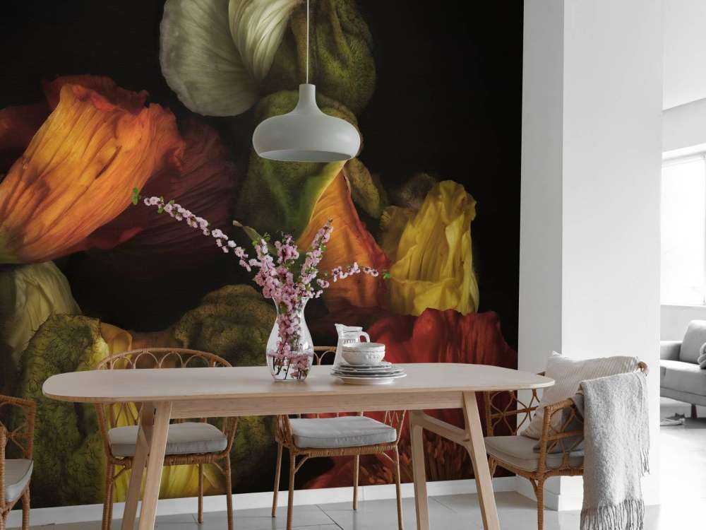 Sammensatte spirende valmuer