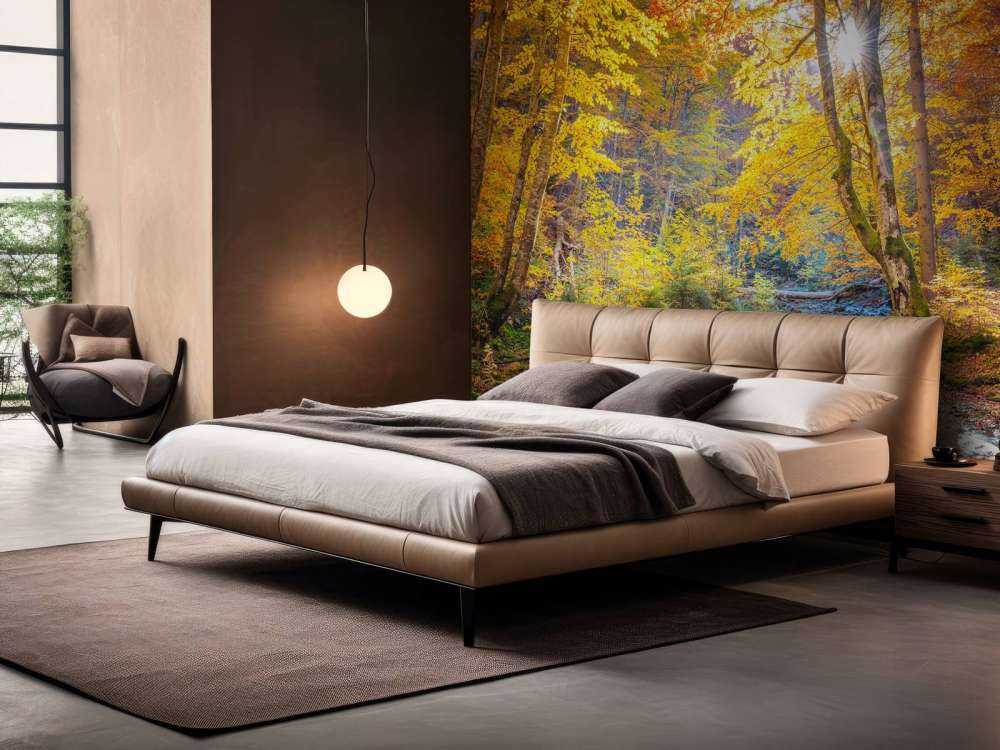 Efterår i en vild skov