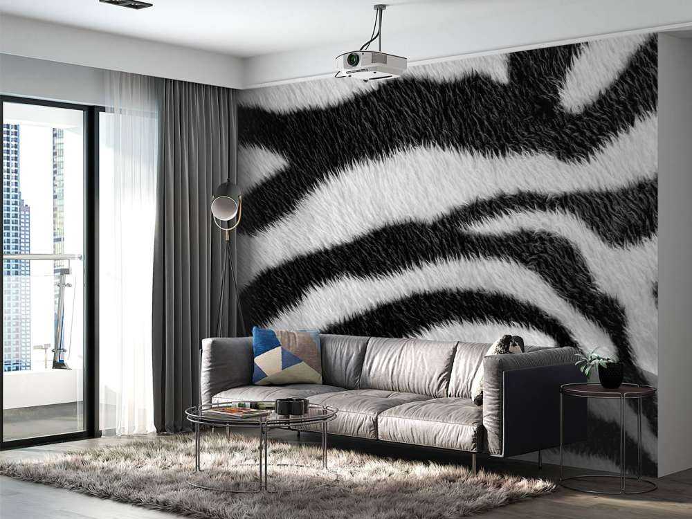 Nærbillede zebra frakke