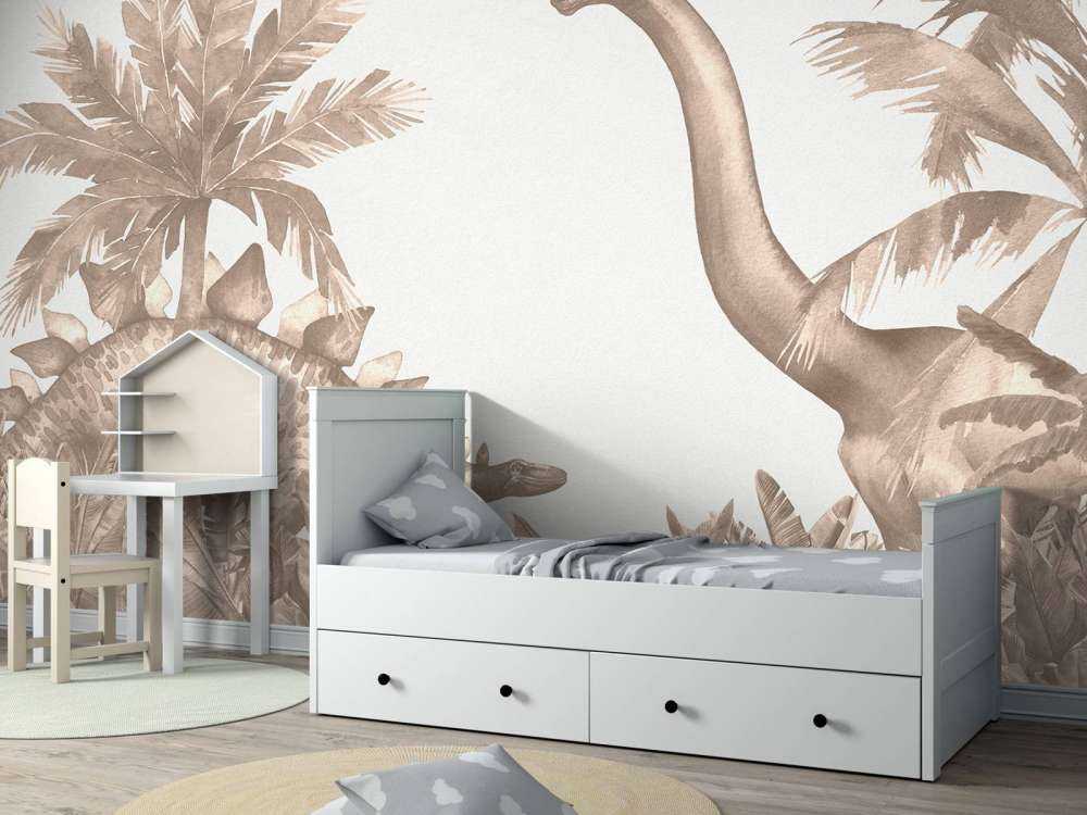 Dinosaurer i taupe