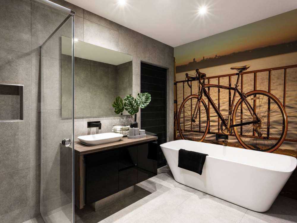 Racercykel ved vandet