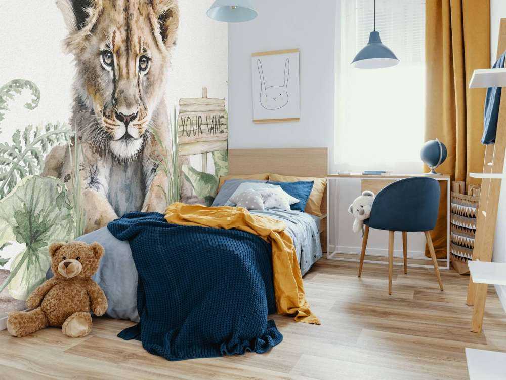 Ung løve i junglen
