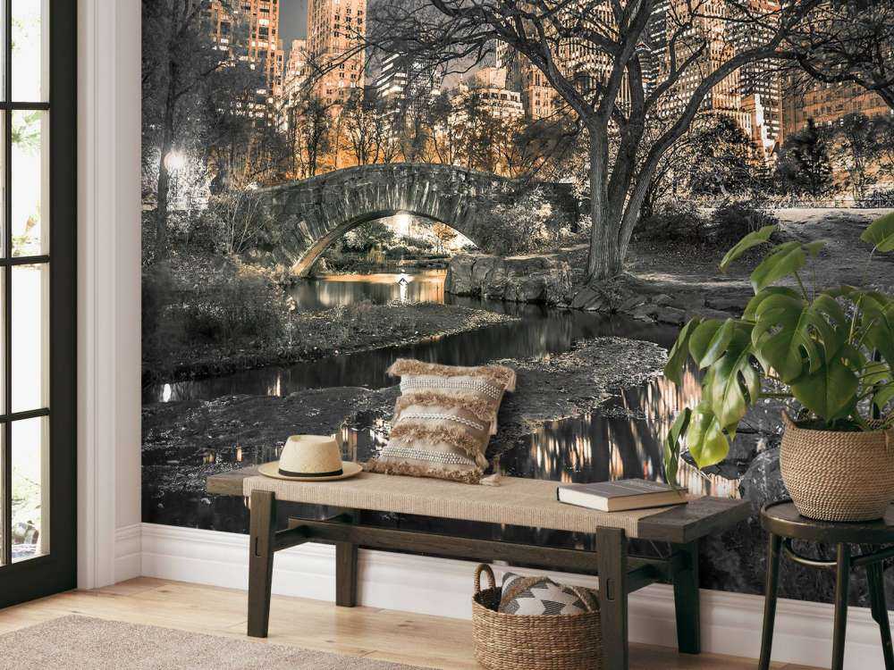 Central park om aftenen