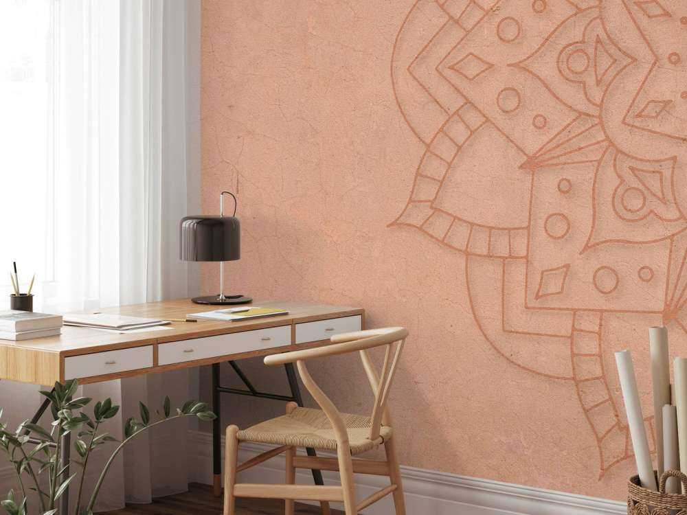 Jordisk geometrisk mandala