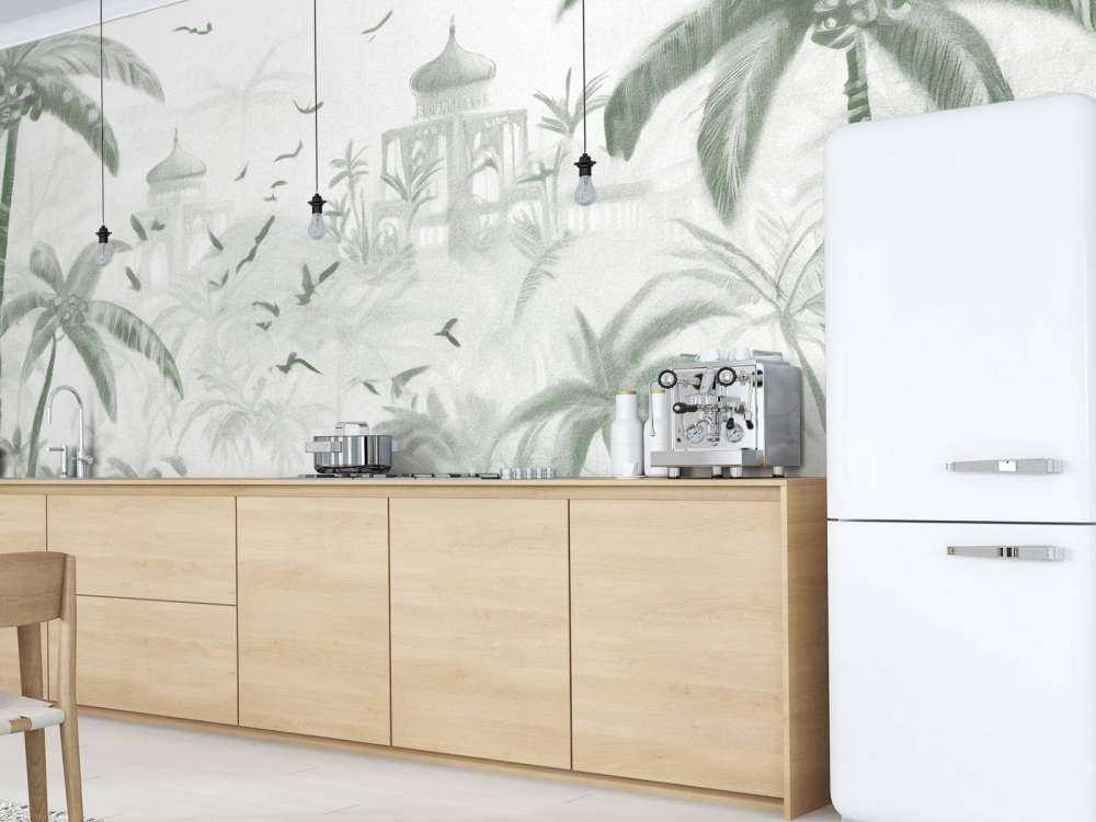 Orientalsk Have ved Daggry, grøn