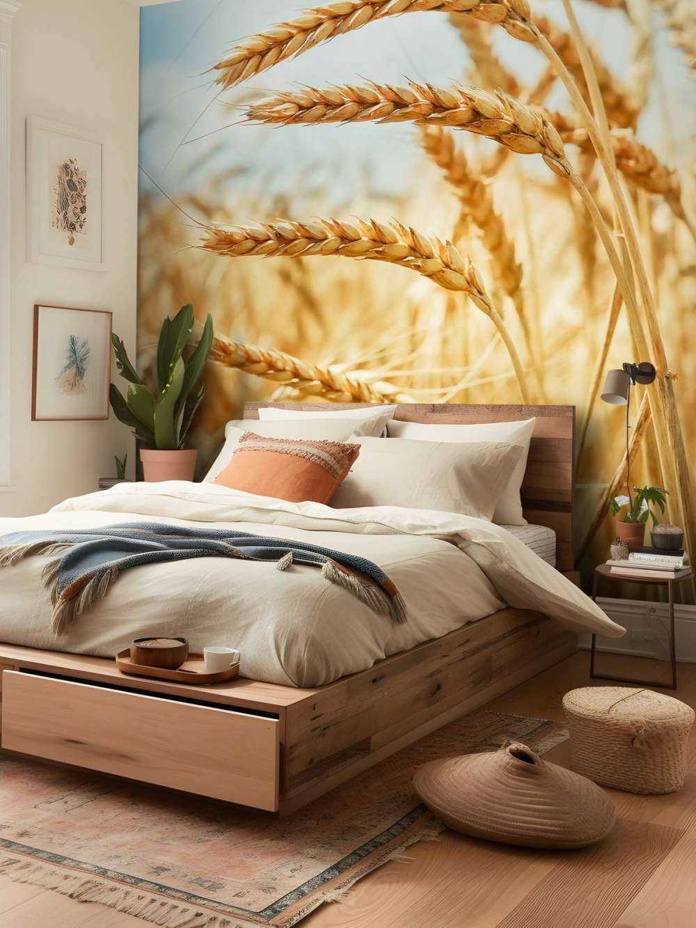 Slut upp av en spannmålsväxt