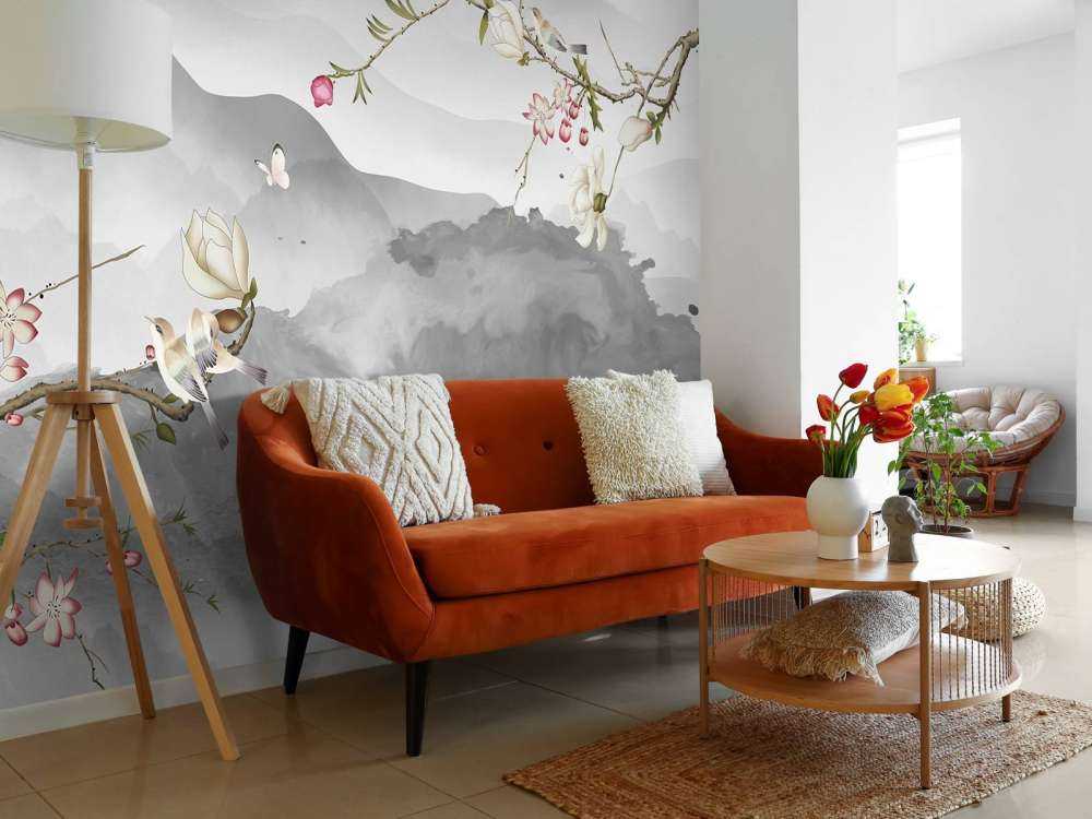 Gråa berg och kullar