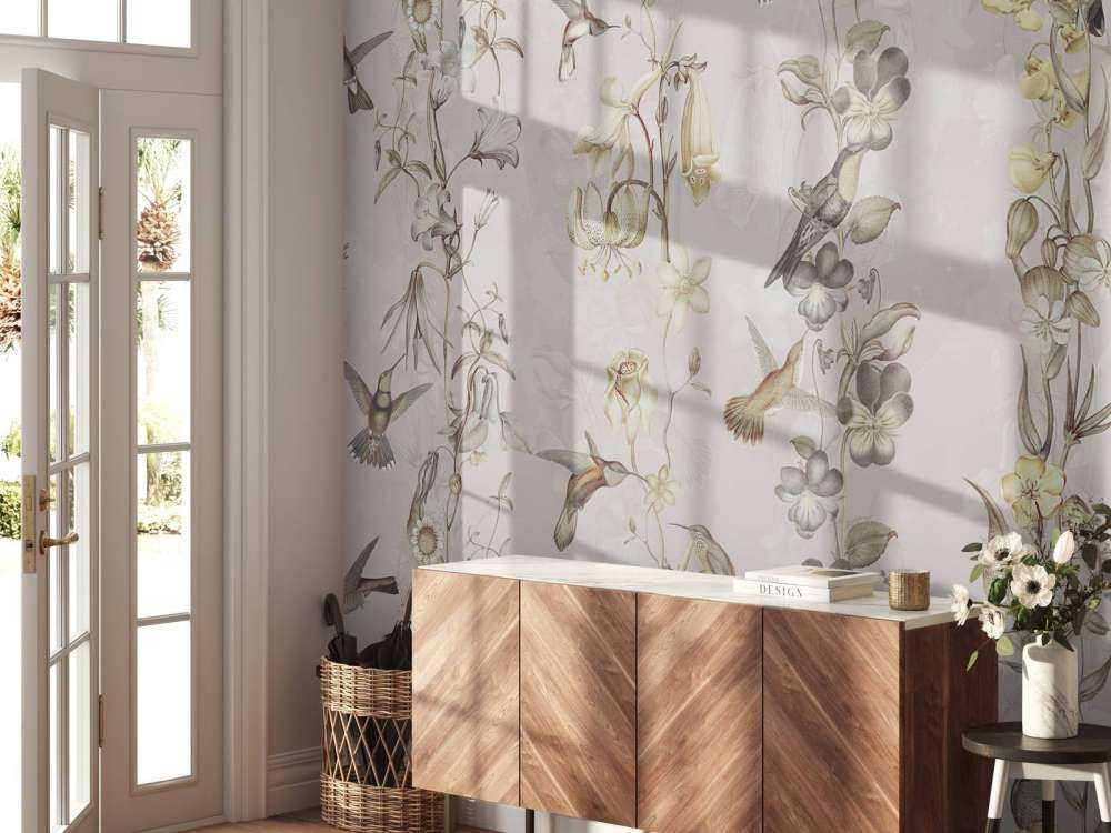 Weadow och Trädgårdsblommor Grädde