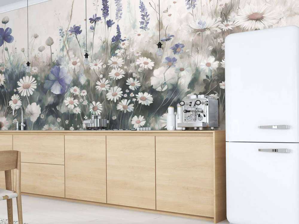 Frodig grönska av sommargrå