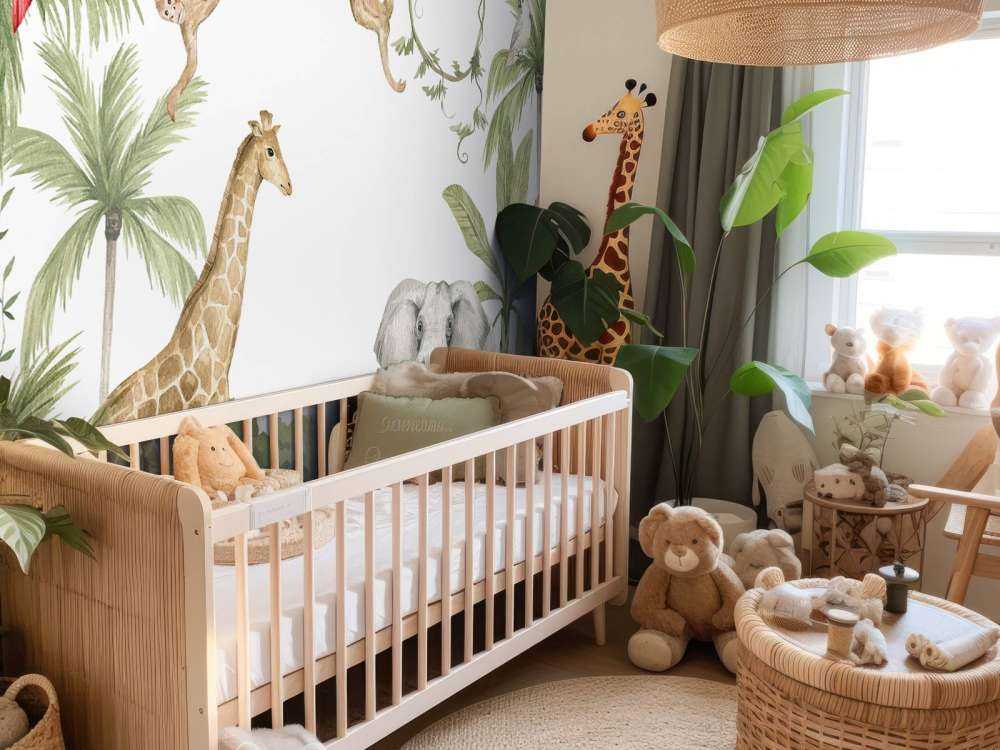 Afrikanska djur i djungel