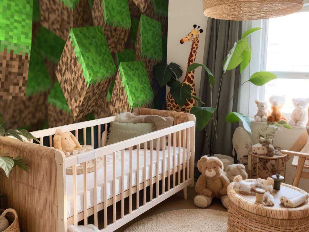 3D Minecraft gräsblock