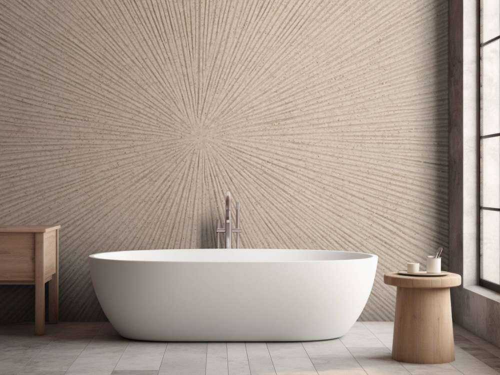 Textured Lines i beige