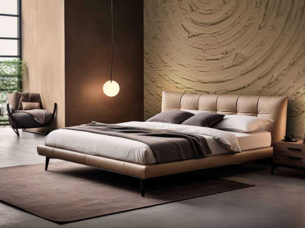 Runda former och linjer i guldbrunt