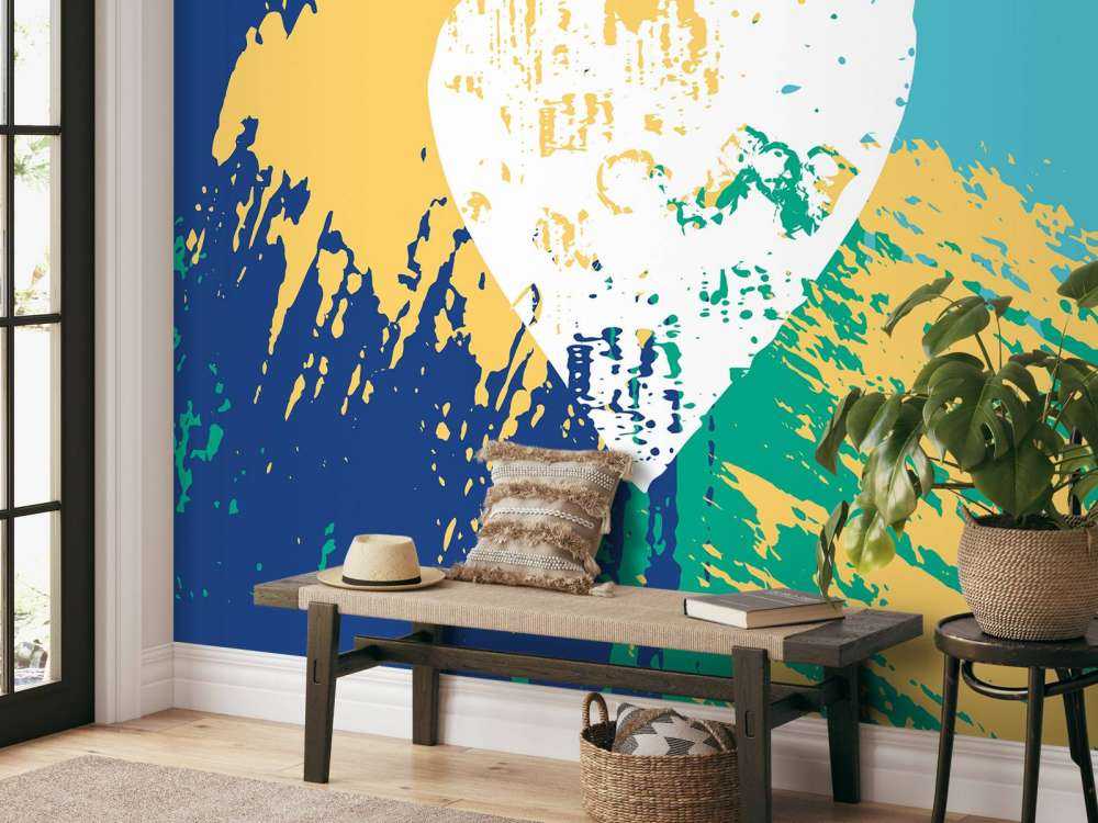 Abstrakta ytor i färg