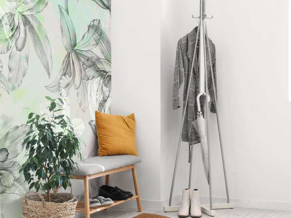 Vattenfärg Orkidé Harmoni