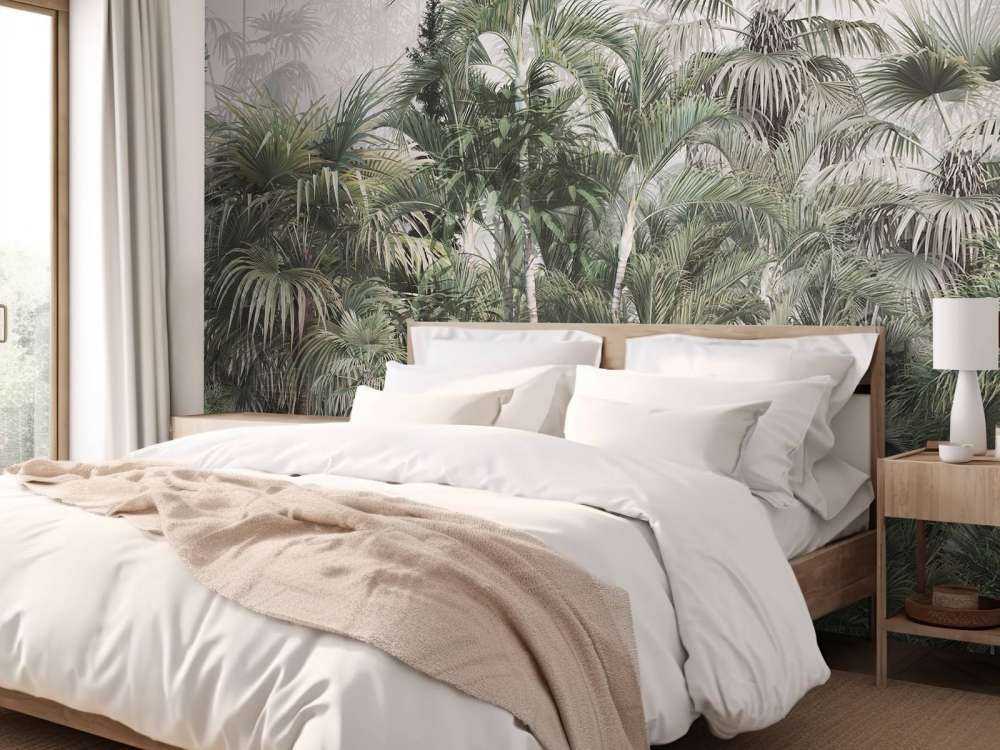 Viskande Grönt Dimmskog