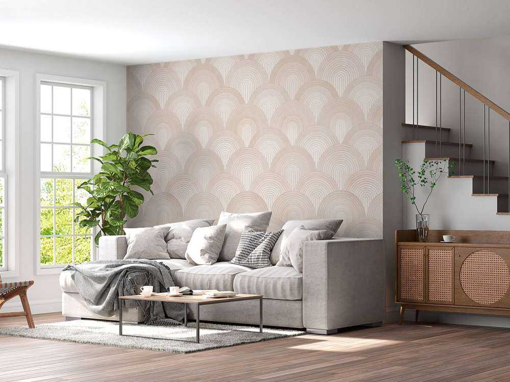Boho ombre bågar - persikofärgad
