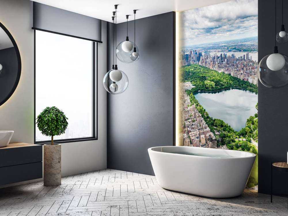 skyline med Central Park