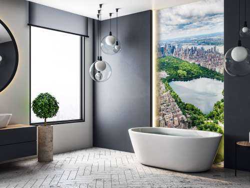 skyline med Central Park