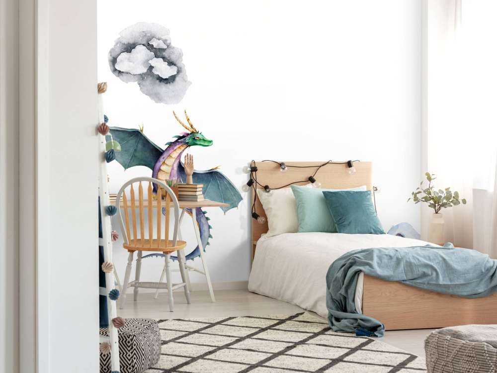 Akvarel drage i akvarel