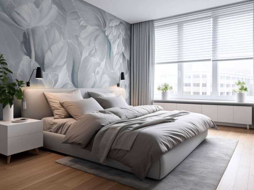 Store tulipaner hvide