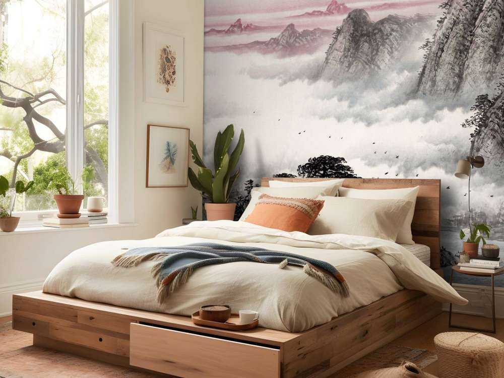 Kinesisk landskab traditionelt