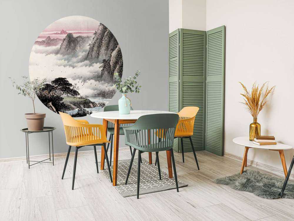 Kinesisk landskab traditionelt