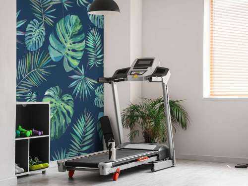 Palme blade og monstera