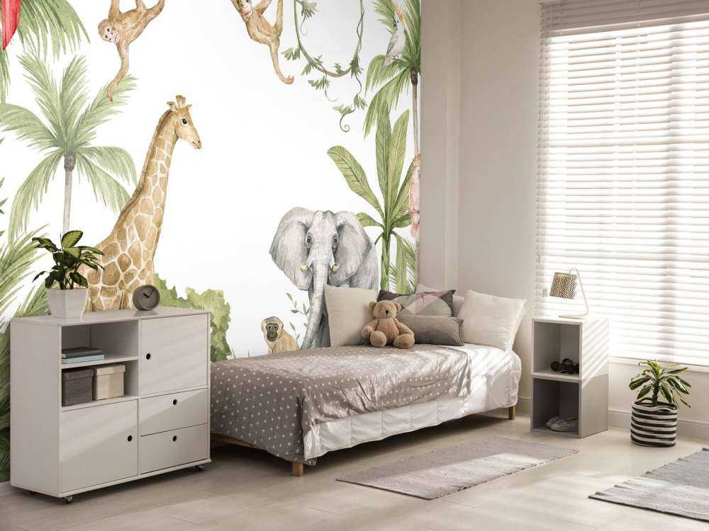 Afrikanske dyr i jungle