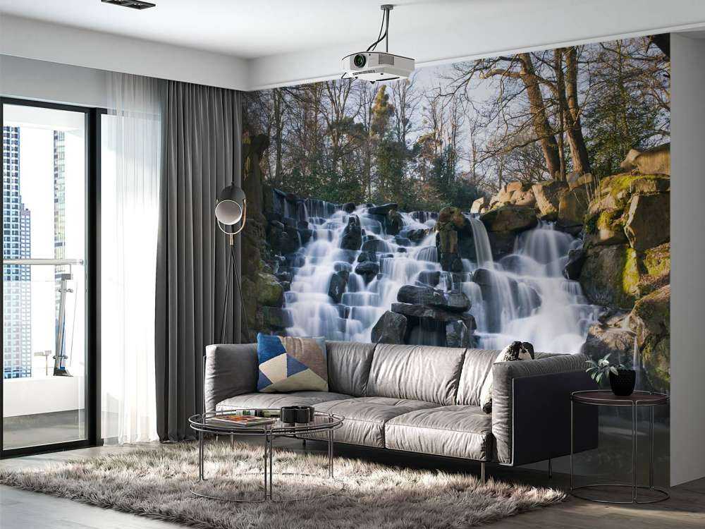 Vandfald om vinteren