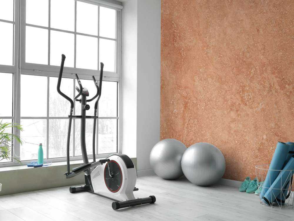 Terracottafarvet marmor