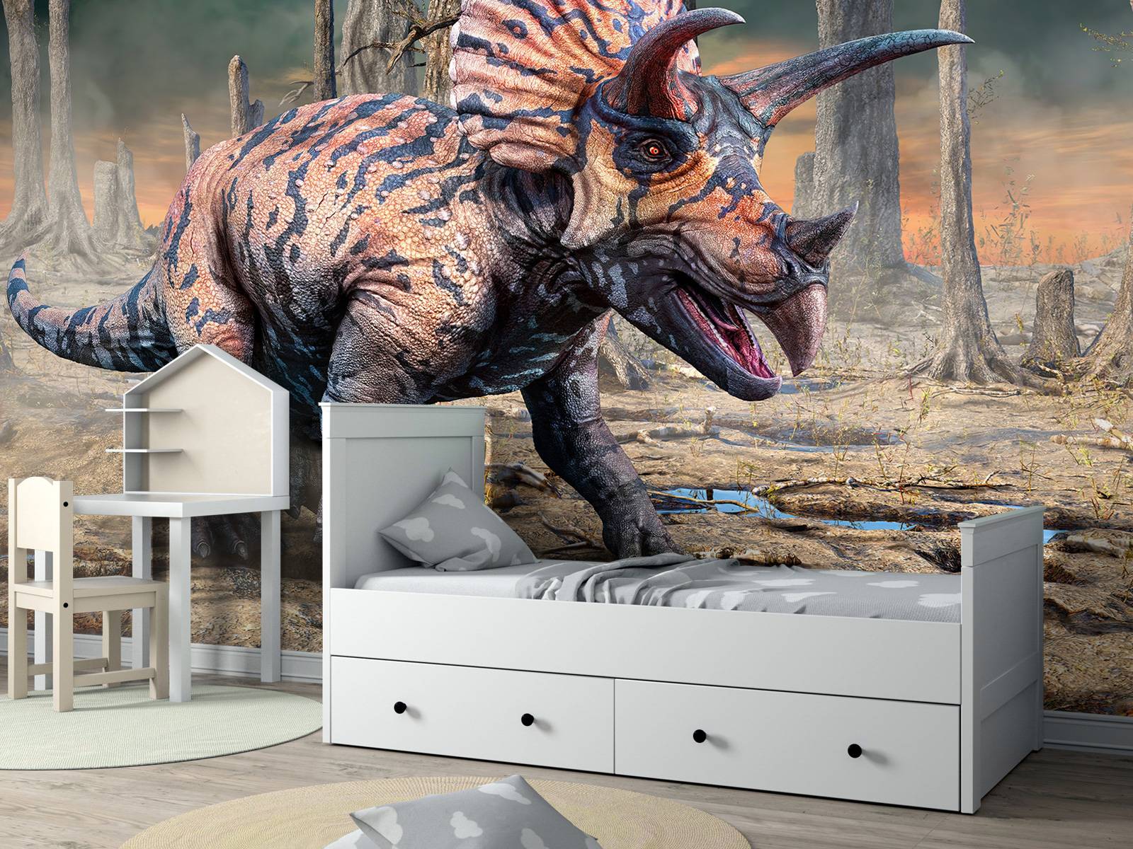 Torosaurus i et øde område