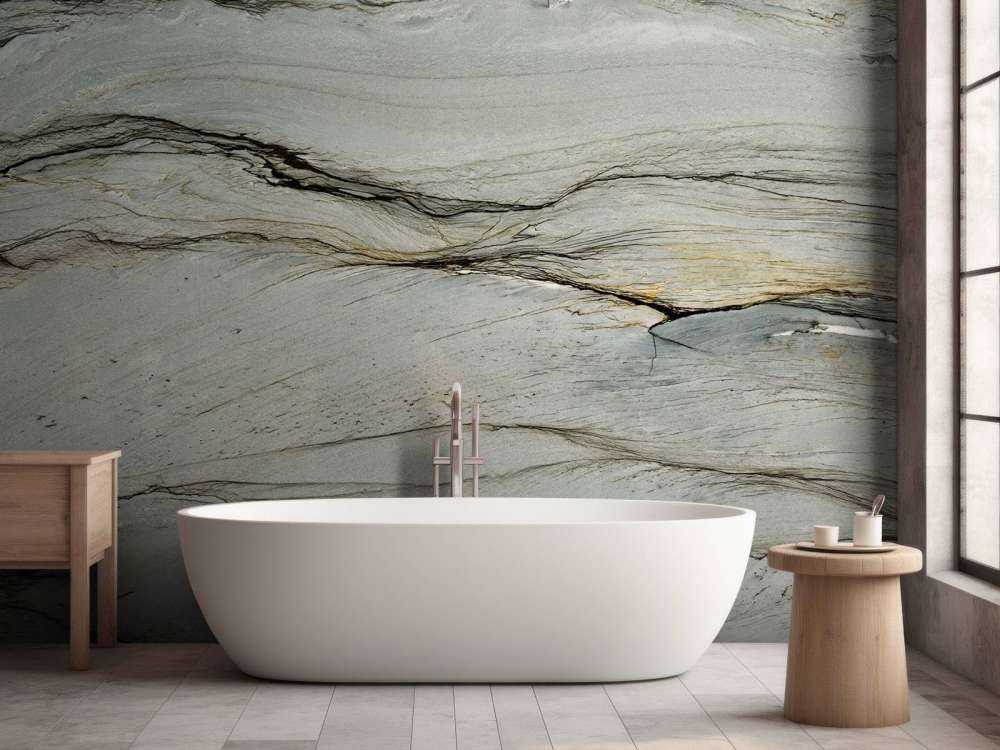 Lagdelt marmor