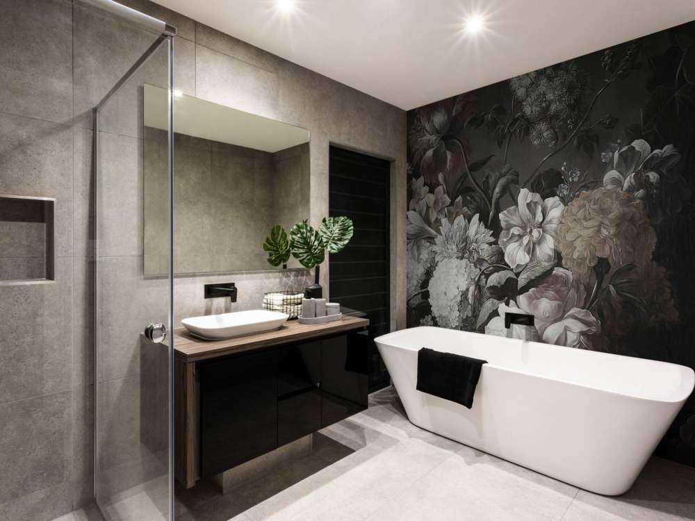 Buket med valmuer og krokus