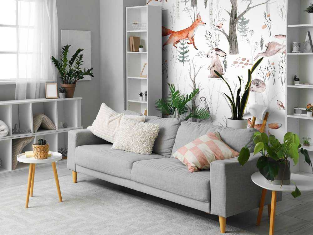 Skovens hvisken Akvarel