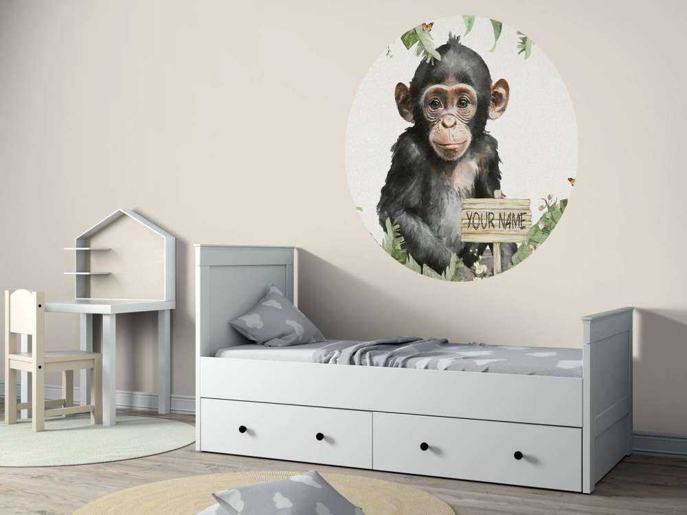 Chimpanseunge i junglen