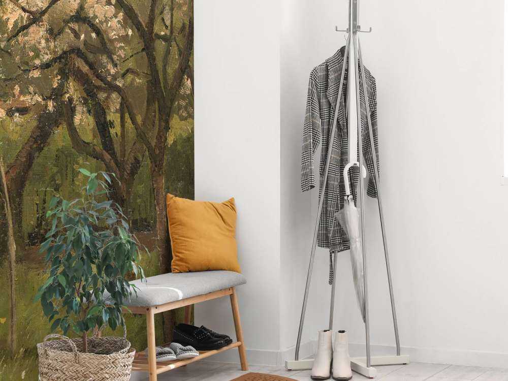 Bloeiende boom in een boomgaard