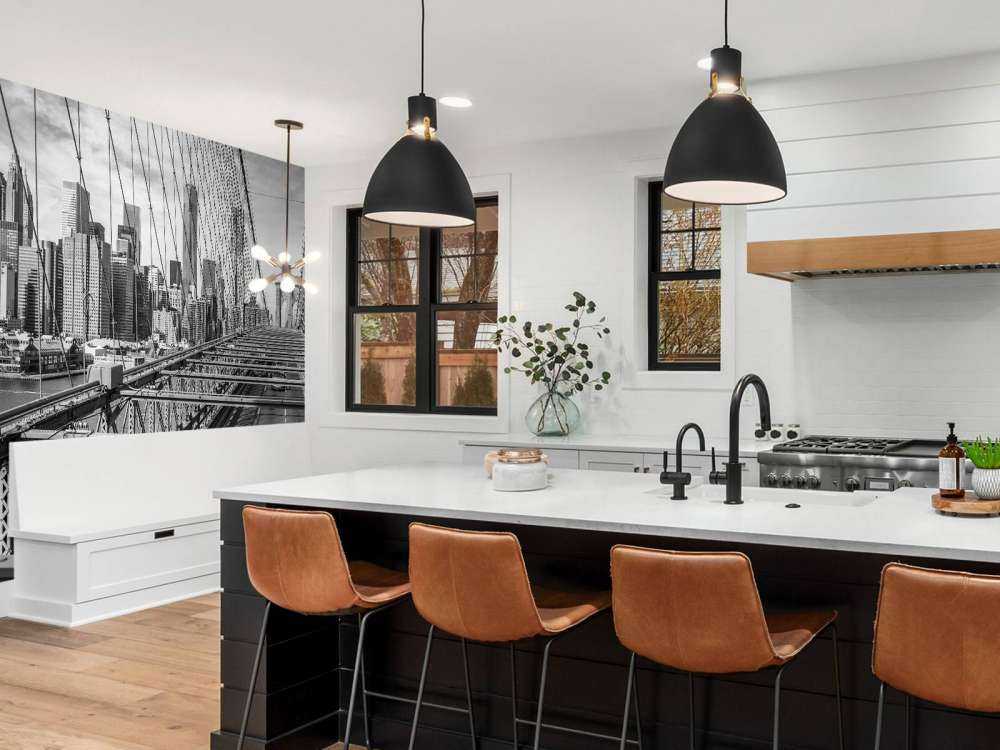 En taxa over Brooklyn Bridge