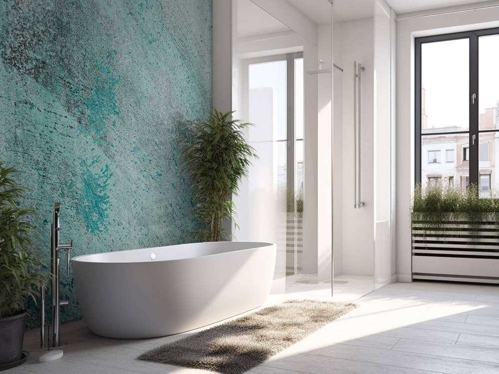 Grøn abstrakt kunst