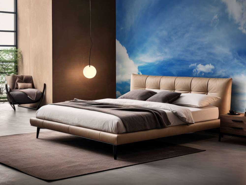 Blå himmel med skyer