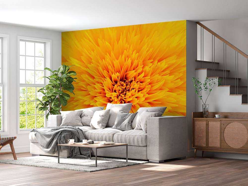 Gul blomst