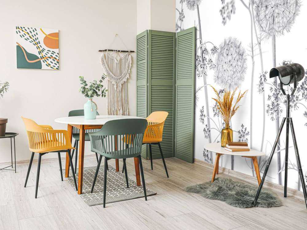 Engblomster i svart og hvitt