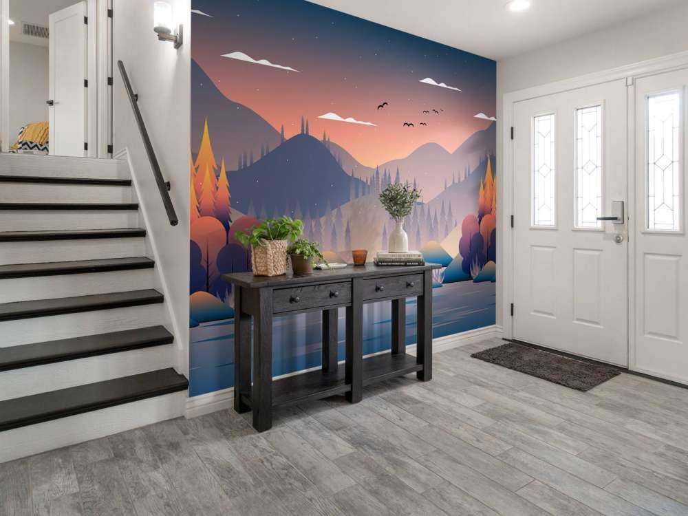 Høst skog illustrasjon