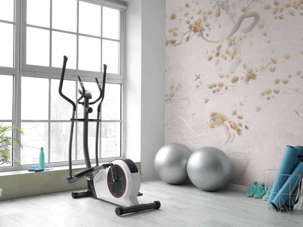 Blomstrende Tre Kunst - Beige