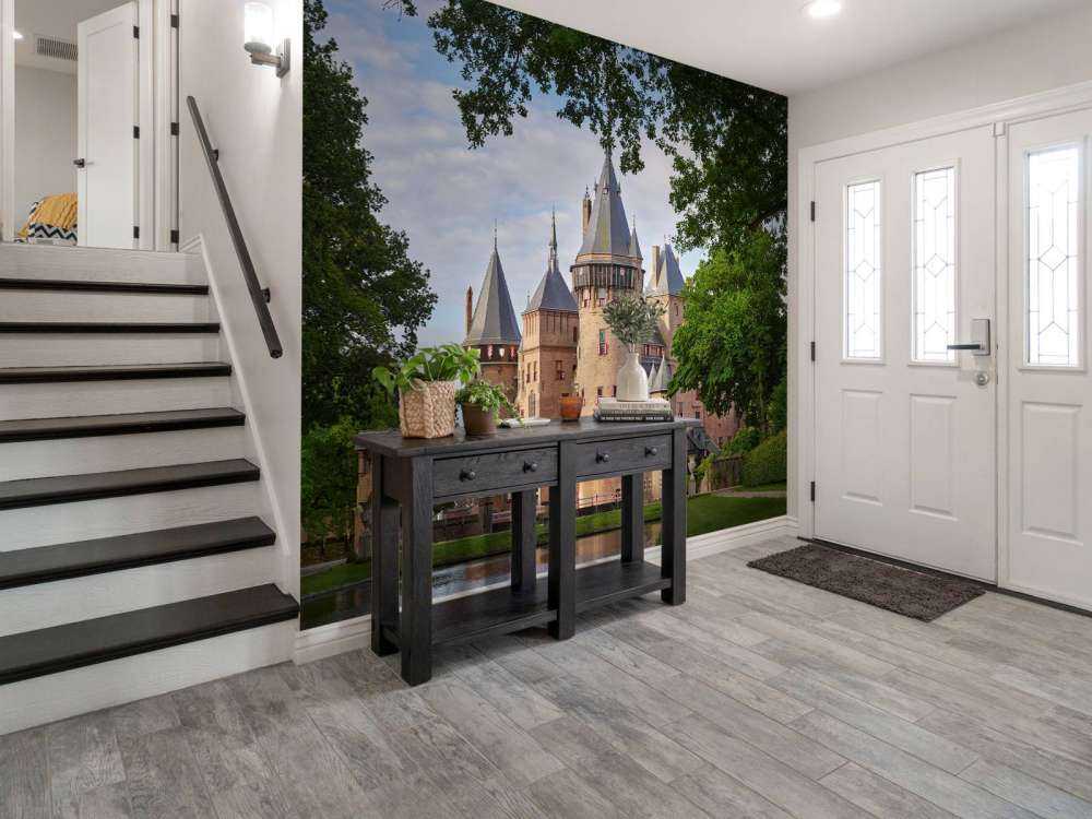 Castle foran De Haar Castle fra hagen