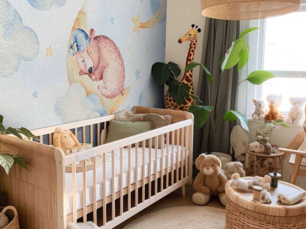 Sovende bjørn i skyene