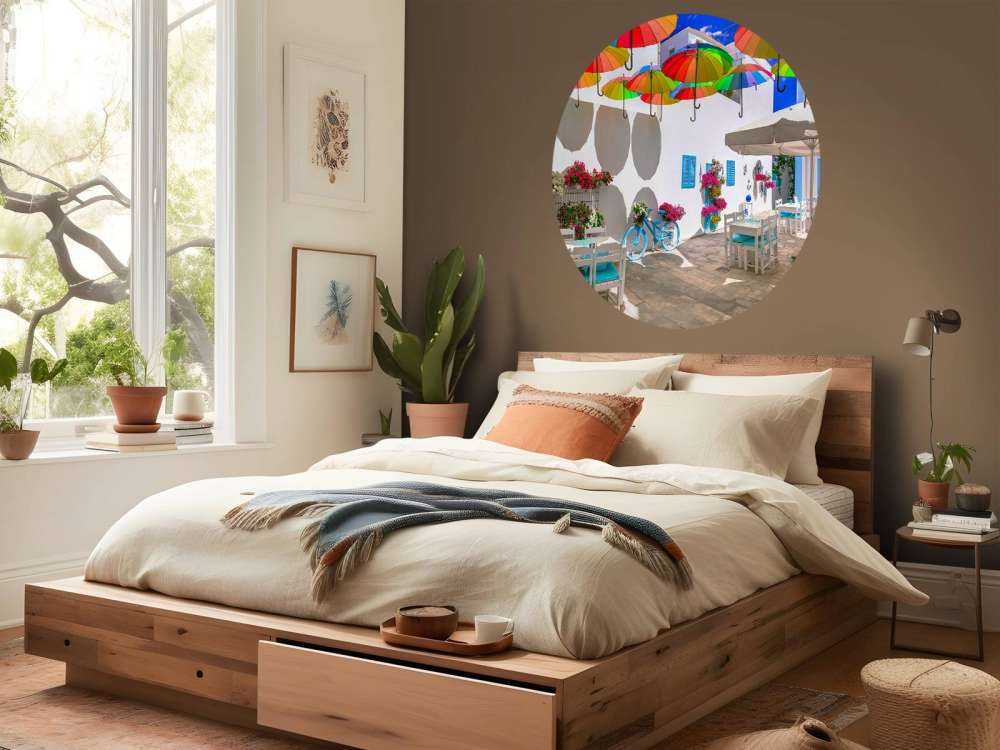 Vintage sykkel på en restaurant