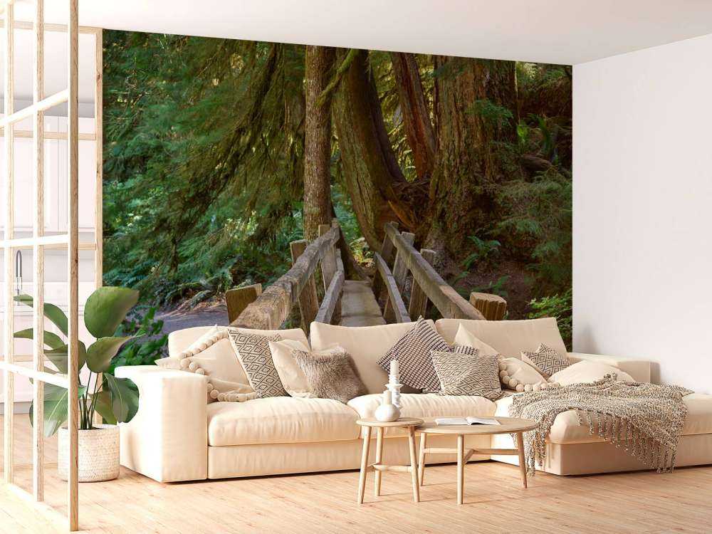 Trebro gjennom skogen